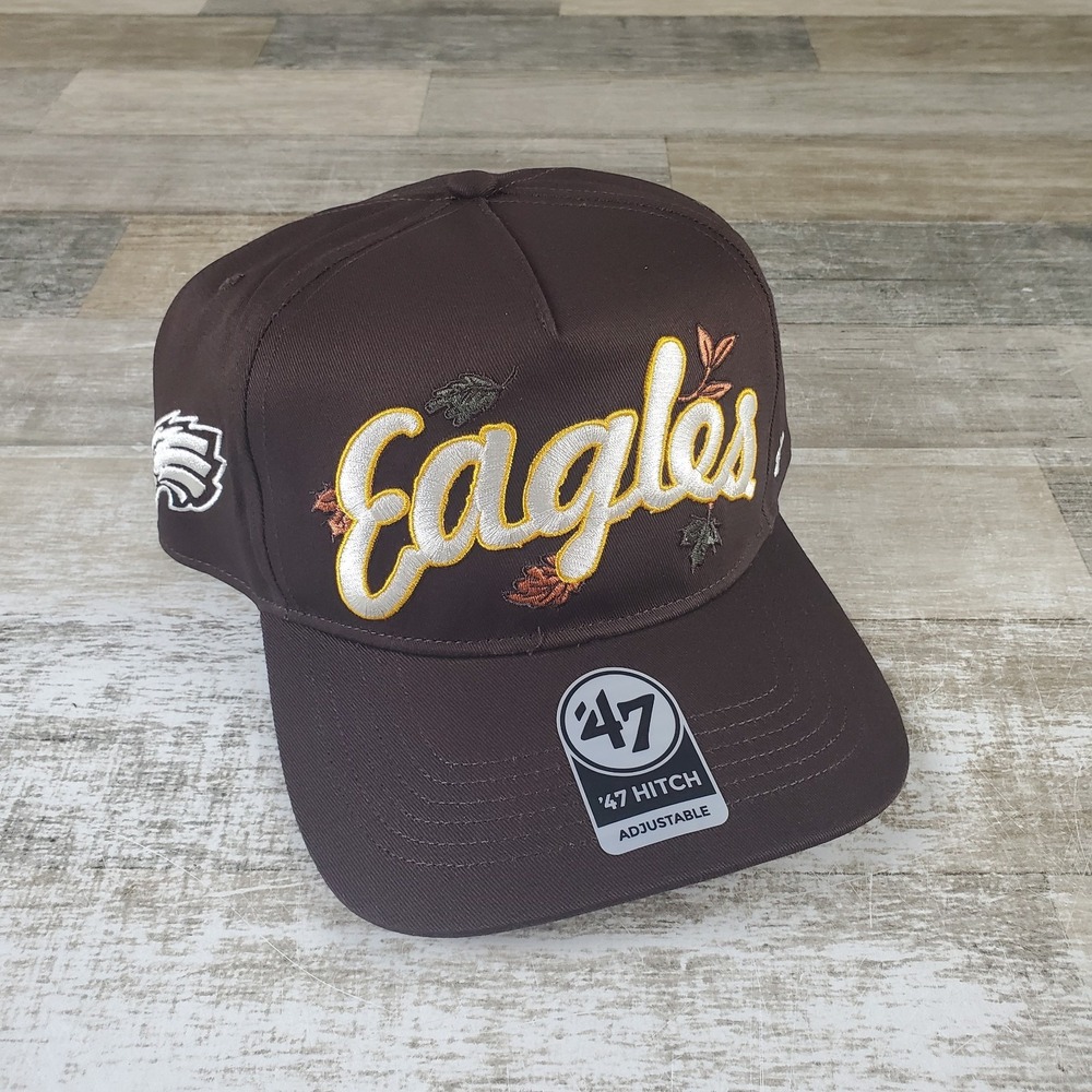 Philadelphia Eagles NFL '47 Hitch Adjustable Hat Leafline Fall Leafs Embriodered